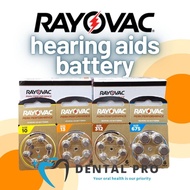 Rayovac Hearing aid battery Size 312/13/675/10 助听器电池 bateri alat pendengaran , suitable for all type