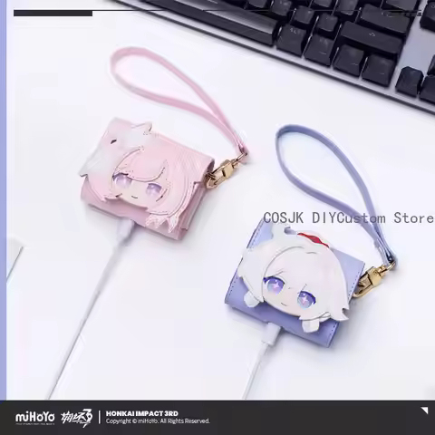 Original MiHoYo Honkai Impact 3rd Elysia Kiana Kaslana Cosplay Earphone Case Bag Cute Game Anime Pen