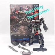 全新品 百微 TW-1030C  變7 黑色 柯柏文 擎天柱 Optimus Prime 可動 機器人 合金 SS38 SS-38 外傳 大黃蜂 汽車金剛 機器人 博派 汽車人  電影版 反派 圈禁套