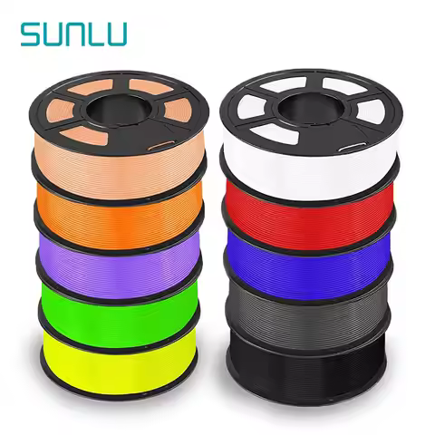 SUNLU 3D Filament PLA/PLA META/PETG/ABS/TPU/PLA MATTE/PLA PLUS 1.75mm 10Roll 1KG/0.5KG 3D Printer Fi