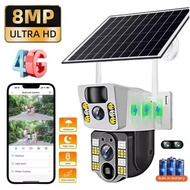 V380 PRO VCS03 4G Network Outdoor Day & Night Dual Lens IP66 Waterproof Solar CCTV Camera