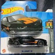 Hot Wheels ́18 Camaro SS Black HW Dream Garage 2/5 Short Card New Model Unopened