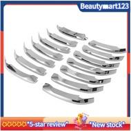 【BM】14 Piece Car Chrome Front Grill Decoration Strips Cover Trim Silver Automotive Supplies for BMW X1 F48 2016-2019 Accessories