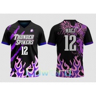 【Jersey Customized Name & Number】VOLLEYBALL New Jersey - Activewear Shirt for Volleyball Jersey Spor