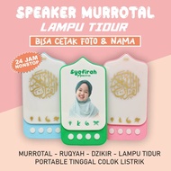 24-Hour Night Light Speaker Let's Pray Speaker Murottal Al Quran - Speaker Quran Plug In