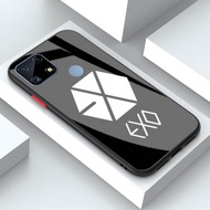 Softcase Glass Kaca Realme C25 [M263] EXO RENO  - Casing HP Realme C25 - kesing HP Realme C25- Case 