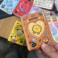 32PCS Kawaii BT21 Photo Album lưu trữ tập sách lưu trữ nổi tiếng Anime Koya Cooky 3 inch Binder Phot