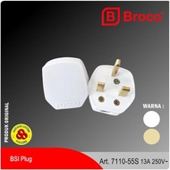 Broco Plug AC 7110 White Plug 3Pin 13Amp New Gee