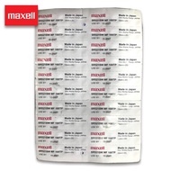 Velashop ถ่านกระดุม MAXELL Lithium Battery SR521SW ( 379 ) JAPAN 1.55 V. แบบหลุม แท้ 100% SR521SW S