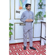 Baju Melayu Cekak Musang Slimfit Design Klasik Baju Melayu Scuba Baju Melayu Lelaki Cekak Musang Mur