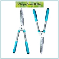 OHAYO heavy duty hedge shear grass cutter rubber handle grass scissor✈★