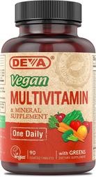 每日綜合維他命礦物質 90粒 素食 Deva DEV001