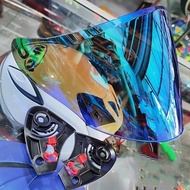 Venom flat visor helmet visor for KYT Galaxy Flat R KYT dj naru gift Sargon JS Armor R six jpn Galax