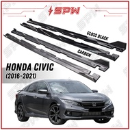 Honda Civic FC (2016-2021) YOFER FC450 Side Skirt Bodykit OEM Side Lip Diffuser Set Body Kit PP Matt