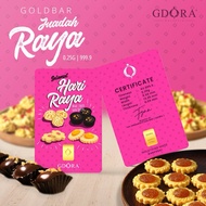 Niza Dora Gold GDora Gold Bar Juadah Raya Kuih Raya 0.25g