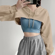 Long Bolero Hoodie Sexy Crop Korean Style