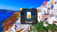 4G Unlimited Data Sim Card for 43 European Countries (Hong Kong Airport Pickup)