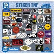 THE NORTH FACE 45PCS PACKAGE STICKERS, HIGH QUALITY WATERPROOF VYNIL MATERIAL