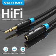 Vention dây nối dài tai nghe âm thanh 3.5mm Audio Extension Cable cáp Jack Aux 3.5mm Male to Female 