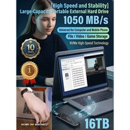 [Large Capacity Storage] Portable Mini Hard Drive For Easy File Backup/External SSD/High-Speed Porta