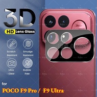 3PCS Camera Lens Protector For POCO F9 Pro 5G 3D Rear Lens Tempered Glass Film For POCO F9 Ultra F9P