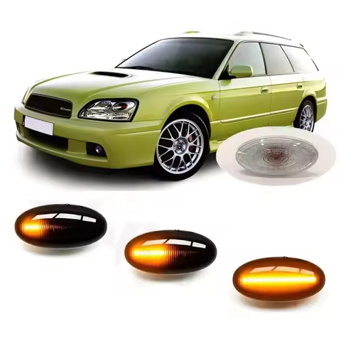 for Subaru Legacy Lancaster Touring B4 BE BH 1998 1999 2000 2001 2002 2003 Sequential LED Side Marke