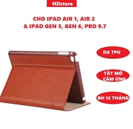 bao da KaKu cho ipad air 1 air 2 ipad gen 5 gen 6 và pro 9.7 từ tính tắt mở cảm ứng