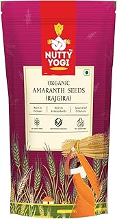 Nutty Yogi Healthy & Delicious Organic Amaranth Seeds | Free from Gluten & Grain | Goodness of Mille