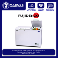 Fujidenzo IFRC-100G 10 cu ft. HD Inverter Dual Compartment Freezer and Chiller
