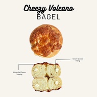 BAGEL by plattercraft| Cheezy Volcano | Healthy Less Sugar No Fat | Breakfast Lunch Dinner | Cheese 