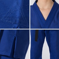 Yinsheng Judo Gi Brazilian Jiu-Jitsu Gi White Blue Thickened Cotton Core