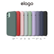 elago Premium Liquid Silicone case Compatible with iP 11, Raised Lip (Screen & Camera Protection), 3