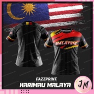 JERSEY FAZZ HM05 - HARIMAU MALAYA TEAM MALAYSIA RED HARI SUKAN NEGARA