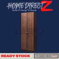 Homedirectz 2 Door Wardrobe (Bigger Size 180cm Height) / Almari Baju / Almari Pakaian Putih Ikea Clo