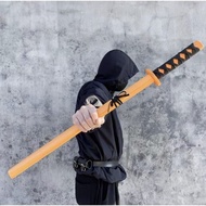 Toy wooden KATANA PEDANG MAINAN SAMURAI WOODEN JAPANASE PERSEMBAHAN LATIHAN