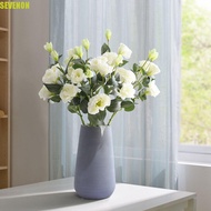 SEVENON Eustoma Home Table Decor Hotel Garden 1 Bunch Photo Props DIY Plastic Bouquet