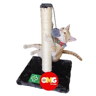 Single 1-layer scratching post for cats