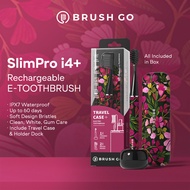 MiPOW CI900S_B SlimPro i4+  Rechargeable Electric Toothbrush 3 Modes Soft Bristles with Holder Dock 