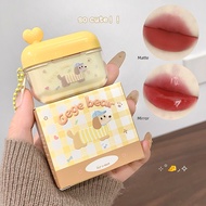 New Gege Bear Duliang velvet mist double spell lip cream 2in1 lipmatte lipstick