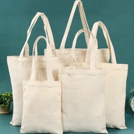 Cotton Canvas Bag Shopping Tote Bag Blank Ready Stock Cotton Bag Student Canvas