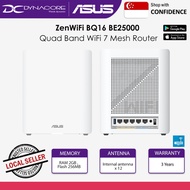 ASUS ZenWiFi BQ16 BE25000 Quad Band WiFi 7 Whole Home Mesh WiFi System - 1-Pack