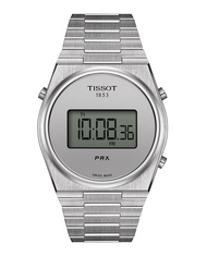 Tissot PRX Digital 40 mm. ทิสโซต์ พีอาร์เอ็กซ์ ดิจิทัล สีเงิน T1374631103000 นาฬิกาผู้ชาย