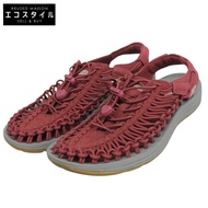 KEEN UNEEK 3C 男士露趾運動鞋，RED，鞋幫高度 25.5 厘米，貨號 1017036，尺寸 40（歐碼）[二手]