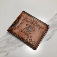 Men Short Wallet Dollar Bag Dollar Wallet Dollar Wallet Dollar Pattern Wallet Ultra-Thin Wallet 24.1