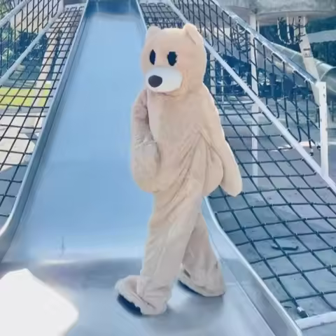 Cosplay Costume Dancing Bear Teddy Bear Mascot Advertising Party Props Animal Carnival Perform Show 