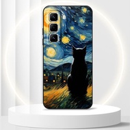 TEMU Phone Case - Matte Protective Case For Cat Cartoon, Suitable For Infinix Hot Models 30, 20s, 20