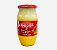 AMORA Dijon Mustard อโมรา ดิจองมัสตาร์ด 430g/ 915g. นำเข้าจากฝรั่งเศส