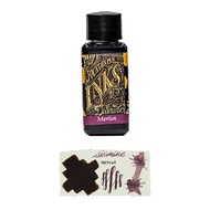 British Diamine Fountain Pen Ink Bottle, Diamine Merlot Ink Bottle 30ml