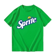 ย้อนยุคเสื้อยืดแขนสั้นคอกลมพร้อมส่ง เสื้อสกรีนลายโลโก้แบรนด์ดัง Sprite แฟนต้า Pepsi เป๊ปซี่ สุดฮิต ข