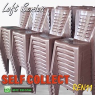 🔥10 pcs - 3V EL 701 Dining Plastic Chair Home Office Restaurant Chair - 🚚 Klang Valley only